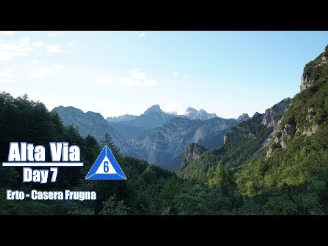 Alta Via 6: day 7  Erto - casera Frugna, 4k