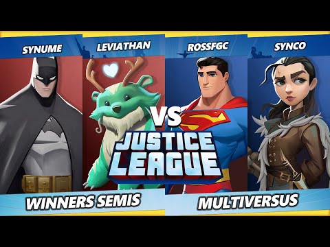 Justice League Winners Semis - Synume & Leviathan Vs. RossFGC & Synco - Multiversus Tournament