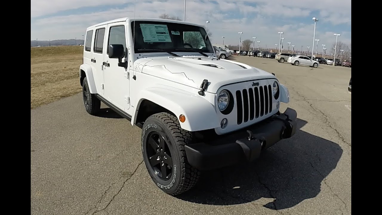 2015 Jeep Wrangler Unlimited Sahara X Package White | New Jeep For Sale | 17809