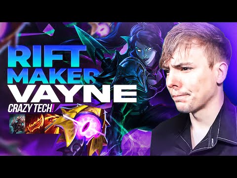 This FORBIDDEN VAYNE build is broken??? *RIFTMAKER VAYNE*