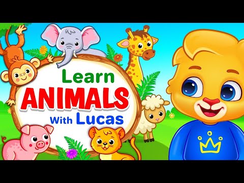 Animal Names for Kids | Animals Sounds & Baby Names | Educational Videos For Kids By RV AppStudios