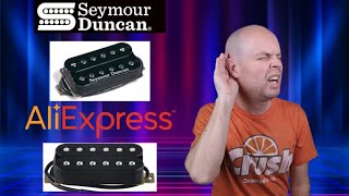 Video thumbnail for Seymour Duncan Vs Cheap Aliexpress Pickup BLIND Test. * Update: Part 2 Now Up. Link in Description! by The Bald Shredder