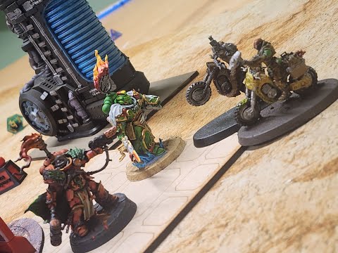 Warhammer 40k Battle Report - Salamanders vs Genestealer Cults