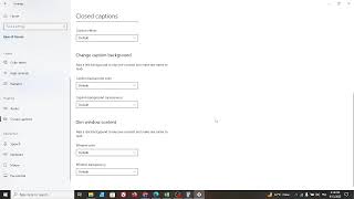 How To Turn On Live Caption or Closed Captions In Windows 10 - Full Gu