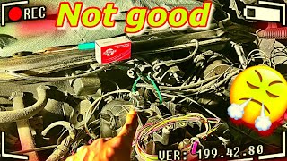replacing the broken map sensor on the ls swap and this happened