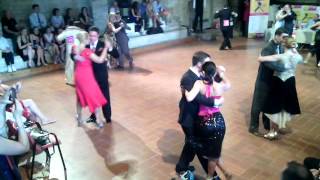 Csongor Kicsi y Laura Iaru (couple nr. 103) Preliminary Ronda European Tango Championship 2014
