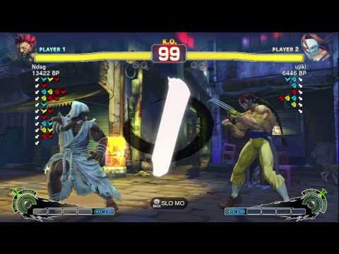 Fujino [Akuma] vs ujiki [Vega] SSF4 Japanese Online Ranked Matches - TRUE-HD