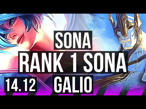 SONA & Lucian vs GALIO & Kai'Sa (SUP) | Rank 1 Sona, 1700+ games, 3/3/18 | VN Grandmaster | 14.12