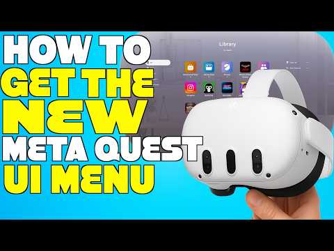 How To Get The NEW Meta Quest UI Menu!!!