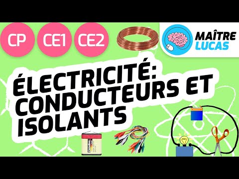 Électricité : conducteurs et isolants CE1 — CE2 — CP — Cycle 2 — Questionner le monde