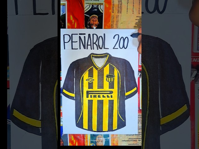 Vídeo relacionado con Copa Football - Camiseta de Fútbol - Hombre - CA Penarol 1997 - Retro - Manga Corta - Amarillo - 100% poliéster - Talla M