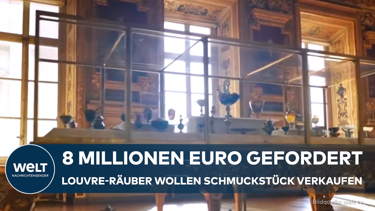 LOUVRE-RAUB: Schmuckstück nach Überfall angeboten – Räuber fordern acht Millionen Euro!