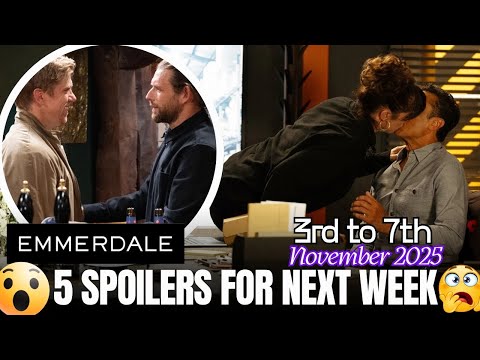 5 big Emmerdale Spoilers for Next Week:  November 3–7 Episodes
