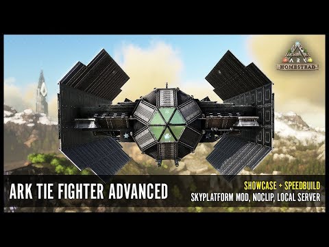 ARK TIE Fighter Advanced Concept Build - Showcase+Speedbuild (Skyplatform Mod)