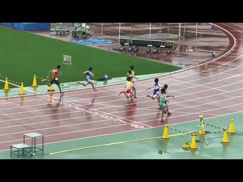 英語文化学科 関東学院中学校陸上部、第34回神奈川県中学校選抜陸上競技大会中学2年100mの決勝