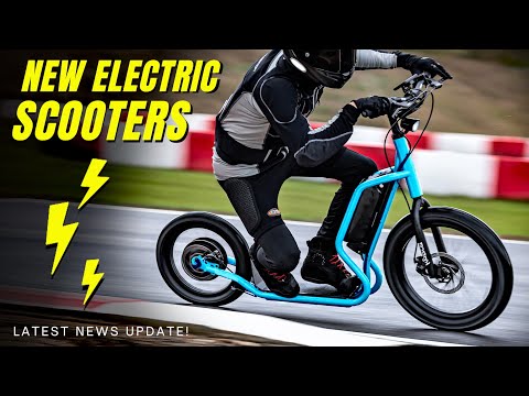 10 Newest Electric Kick Bikes and Big Wheel Scooters Available Today