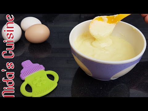Egg Custard Recipe - 6 Months + Baby Food - Nida's Cuisine - Egg Custard For Babies