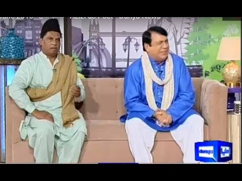 Hasb e Haal 18 June 2016 - حسب حال - Azizi as Poet - Dunya News