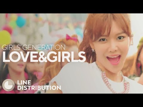 GIRLS' GENERATION - LOVE&GIRLS (Line Distribution)