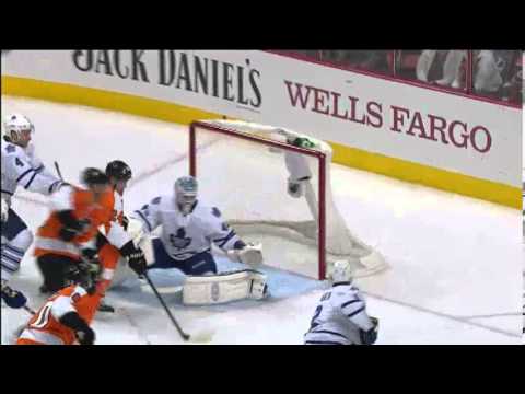 Bernier Steals the Show - Leafs vs. Flyers - Oct/2/2013