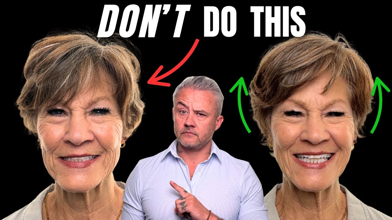 You're Styling Your SHORT  Hair WRONG And It's AGING YOU FASTER!