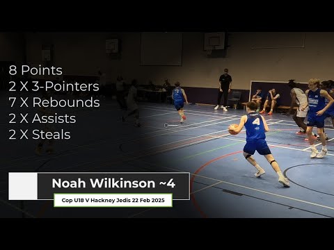 Cop U18 V Hackney Jedis 22 Feb 2025