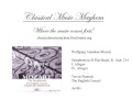 Mozart - Symphony in B-Flat Major, K. Anh. 214: I. Allegro / IV. Allegro