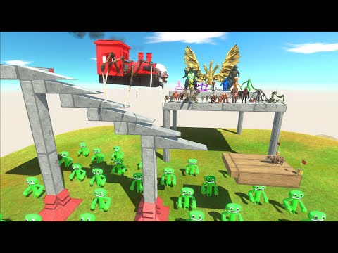 Down The Deadly Slope - Animal Revolt Battle Simulator