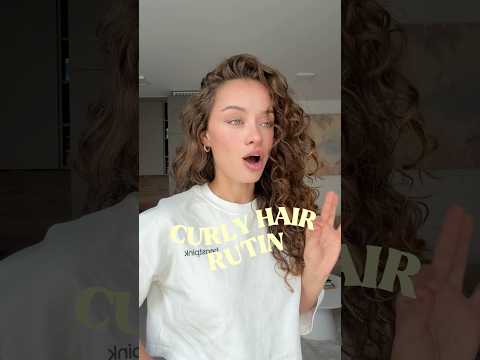 Curly Hair Rutin 🌀✨ | Így ápolom a göndör hajam #curlyhair #hairroutine #curls