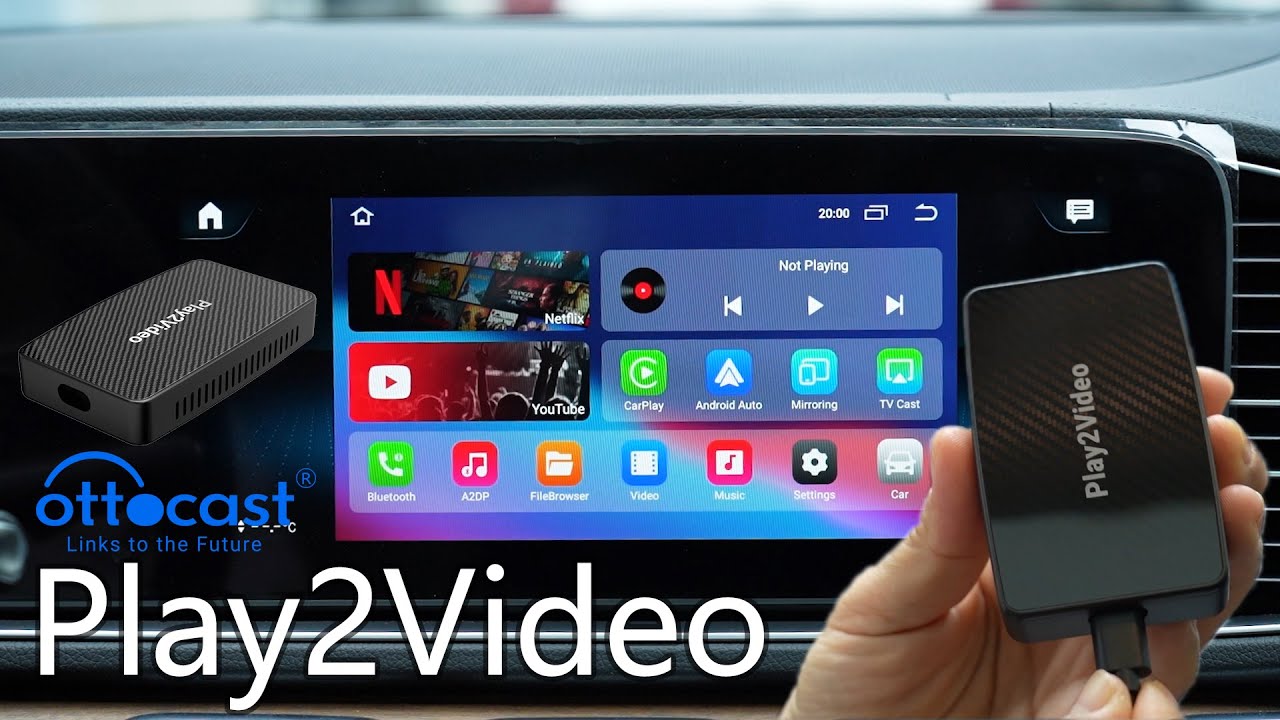 Ottocast Play2Video | The most economical way to get Youtube and Netflix in car screen