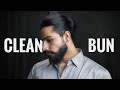 The Cleanest Man Bun Tutorial Formal Long Hairstyles For Men Mens Hair