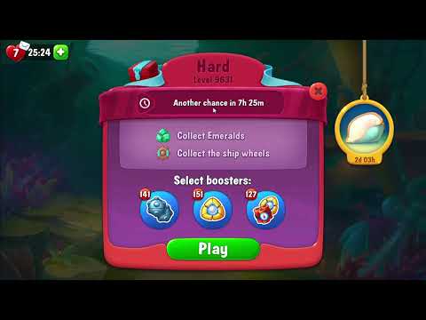 FISHDOM:  💥💥 Level 9631 Hard Level No boosters, 9632 First try , 9633  First try 💥💥