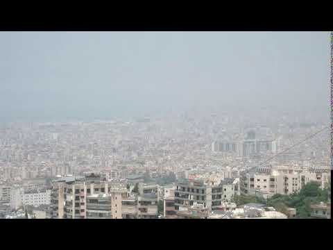 View of Beirut's southern suburbs as Israel destroys Hezbollah underground infrastructure