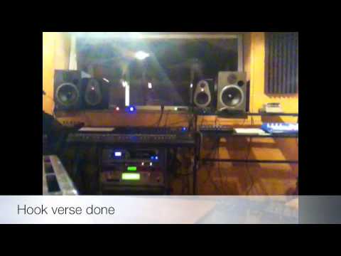 MAIN FRESH IN THE STUDIO WORKING ON "TRAP STREET" MIXTAPE