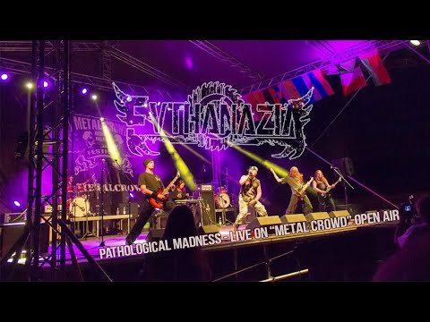 EVTHANAZIA - Pathological Madness (live on METAL CROWD Open Air Festival 2015) Belarus-Rechitsa