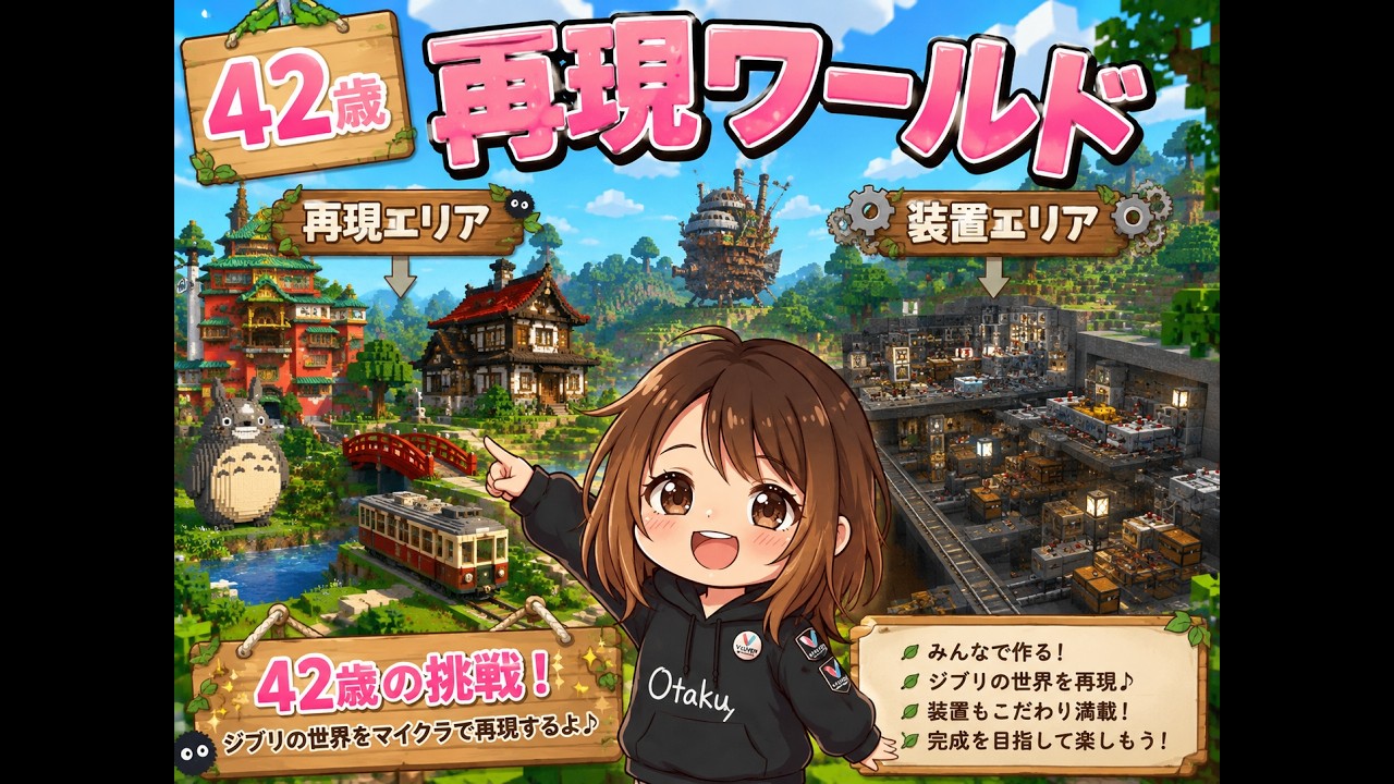 【マイクラ参加型】みんなで楽しく街づくり🏡✨｜ぽんぽこ母さん#マイクラ #マインクラフト #マイクラ参加型 #参加型 #初心者歓迎 #ぽんぽこ母さん #Minecraft