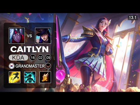 Caitlyn vs Varus ADC - KR Grandmaster - Patch 13.1 Season 13