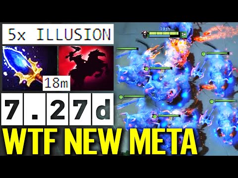 100% NEW META! WTF 18MIN Aghanim First Item CHAOS KNIGHT 5x Illusions Imba Carry Build Dota 2 Pro