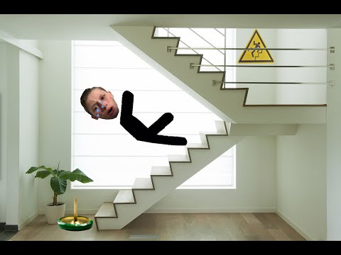 Timo's camera malfunctioneert doordat hij elke dag minstens 3 keer van de trap tuimelt.