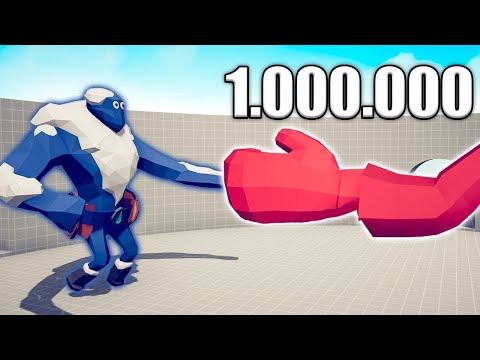 1.000.000 DAMAGE ULTIMATE BOXER vs UNITS - TABS | Totally Accurate Battle Simulator 2025