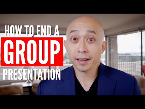 How to End a Group Presentation