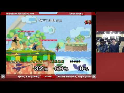 WW#40 - Rymo / Kiwi vs. NathanSandwich / Rap!d - Melee Doubles