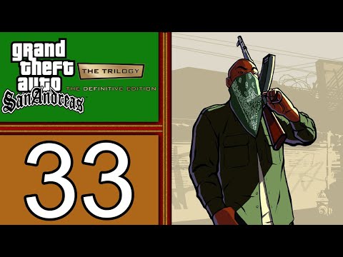 GTA San Andreas: Definitive Edition playthrough pt33 - Gang Takeover Finale is SO BAD!!! RAGE!