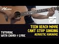 Teen Beach Movie - Can't Stop Singing [ Acoustic Karaoke with Chord & Lyric ]