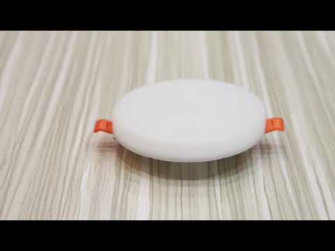 2020 New design led recessed&surface mounted 2in1design frameless panel light cutout size adjustable