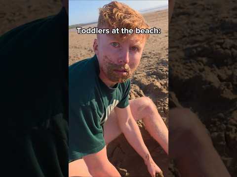 Toddlers At The Beach