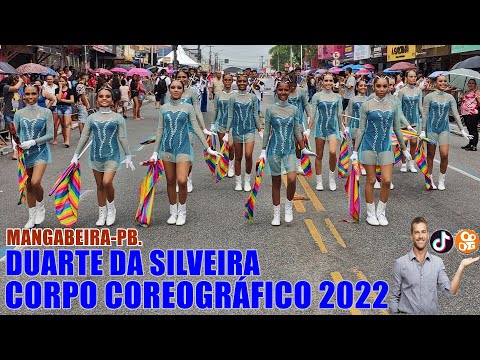 CORPO COREOGRÁFICO 2022 - BANDA MARCIAL DUARTE DA SILVEIRA 2022 NO DESFILE CÍVICO 2022