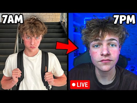 Day In The Life Of A 16 Year Old Streamer!