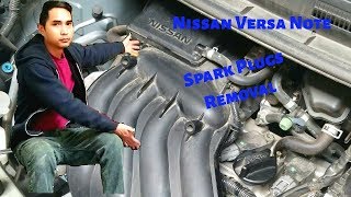 Nissan Versa 2014 Spark Plug Removal and Replace