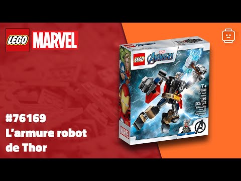 Vidéo LEGO Marvel 76169 : L’armure robot de Thor